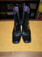 Vero Cuoio Stiefeletten, echt Leder, schwarz, gr 37, Vintage Berlin - Treptow Vorschau