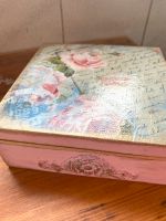 Decoupage Holzkiste Schmuckkästchen Shabby Chic Handmade Baden-Württemberg - Zwiefalten Vorschau