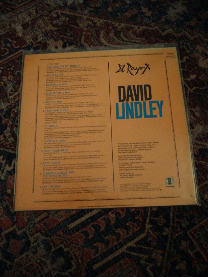 Vinyl LP David Lindley - El Rayo-X in Dresden