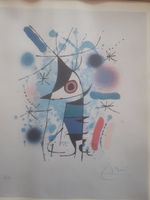 Joan Miró Bild "Der singende Fisch" (1972), gerahmt und geglast Nordrhein-Westfalen - Hamm Vorschau
