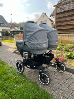 Emmaljunga Zwillingskinderwagen Kinderwagen grau Nordrhein-Westfalen - Höxter Vorschau