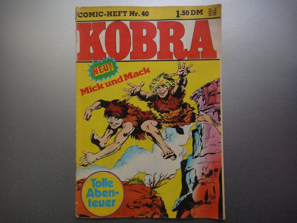 2 x Kobra. 1976. Nummer 38 und 1977. Nummer 40. Gevacur Verlag. in Wiesbaden