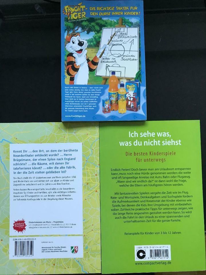 3x Kinder Bücher Kinderspiele für Unterwegs Erlebnismuseen in Mülheim (Ruhr)