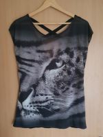 T-Shirt Damen Only Leoprint Animalprint Gr. 38/40 M Tiger Katze Hessen - Nidda Vorschau