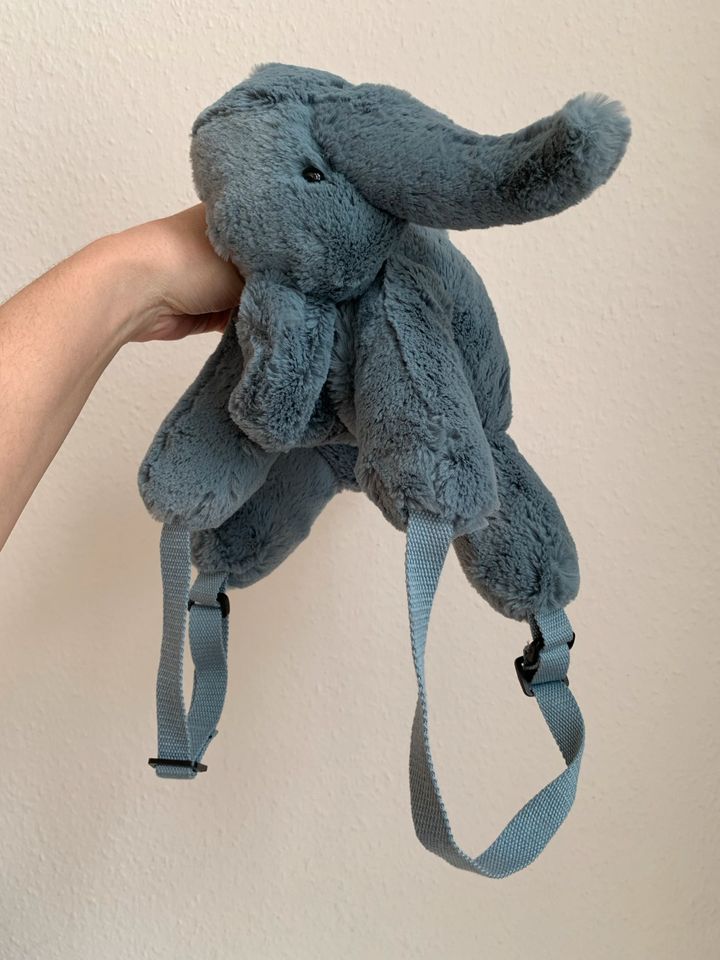 Jellycat Huggady Elephant Backpack Elefant Rucksack retired NEU in Berlin