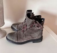 Alma en Pena 37 Stiefeletten braun Glitzer Damen Boots Bayern - Alteglofsheim Vorschau