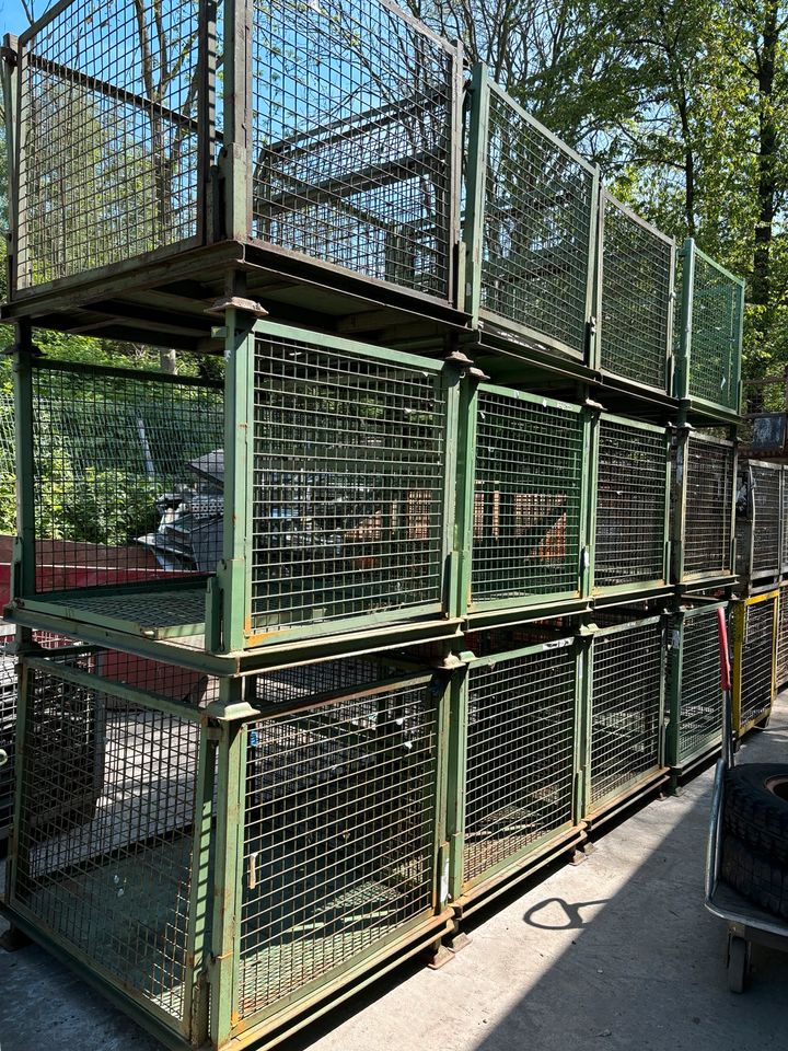 Grüne Gitterboxen in Hagen