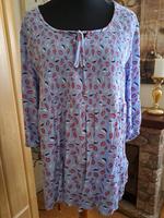 Ulla Popken Tunika Shirt Bluse Gr. 46 48 gesmokt neuwertig Harburg - Hamburg Heimfeld Vorschau