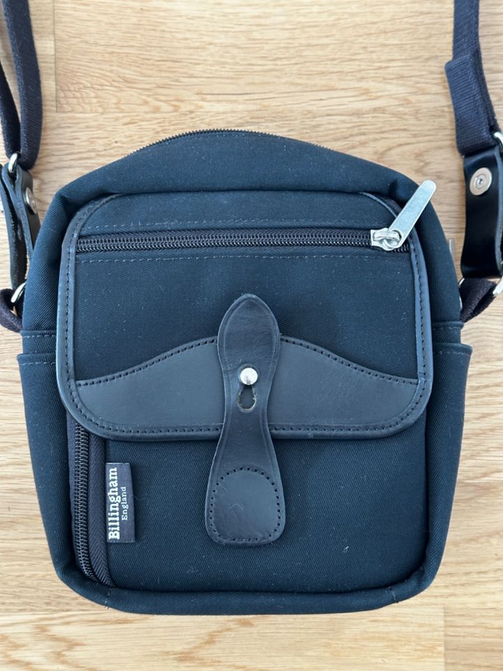 Billingham Pola Stowaway Umhänge-Tasche Canvas schwarz in München