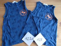 Zwillinge ärmellose Shirts Palme Gr 122 128 blau Sommer H&M Rheinland-Pfalz - Waldsee Vorschau