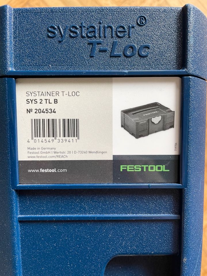 Festool Systainer SYS 2 TL B 204534 Sonderedition  blau in Höxter