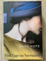 Anna Hope Fünf Tage im November Thüringen - Jena Vorschau