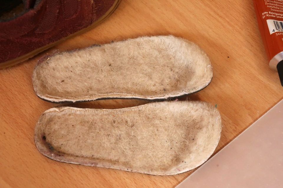 Filii Barfuß Halbschuhe Fleece bordaux Gr. 22 ISL 144 in Dresden