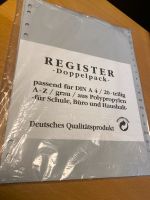 Register A-Z, alphabetisch, Doppelpack, 2x, DIN A 4 Hessen - Butzbach Vorschau
