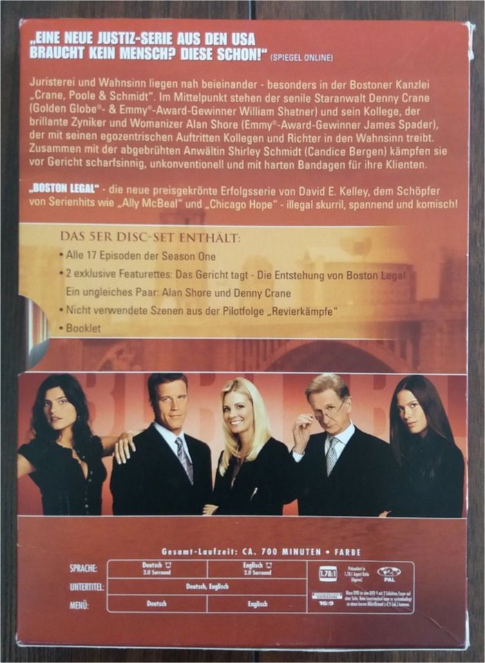 Boston Legal Staffel 1 DVD in Quickborn