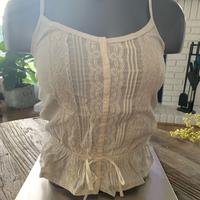 Abercrombie Babydoll Top weiß Elena Gilbert Vintage Twilight Vahr - Neue Vahr Südost Vorschau