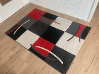 Teppich - 190x133cm - weiß rot schwarz Baden-Württemberg - Ottersweier Vorschau