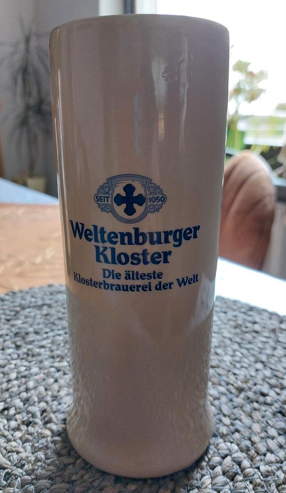 Bierkrug Weltenburger 0,5 l in Losheim am See