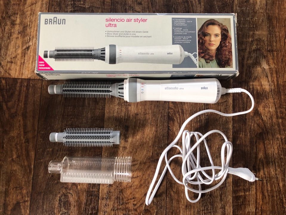 Braun silencio Air stylet ultra Lockenbürste Neuwertig! in Delitzsch