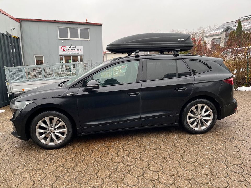 Skoda Enyaq ID4 Thule Dachbox MIT Träger Kaufen INKLUSIVE MONTAGE in Bayern  - Estenfeld