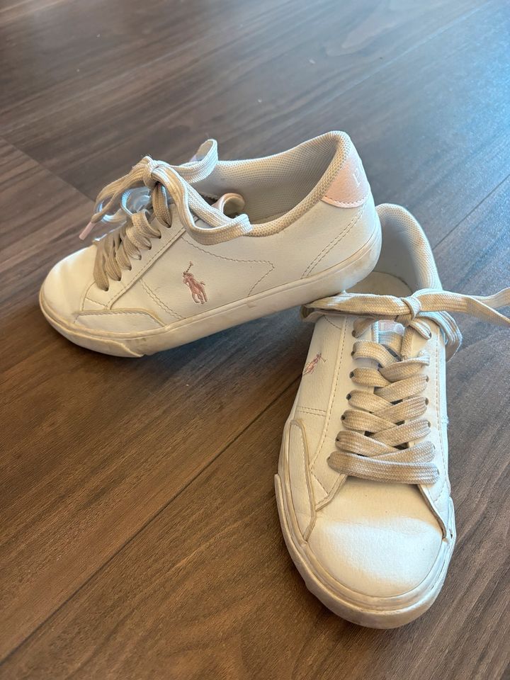 Polo Ralph Lauren Sneaker Turnschuhe weiß Rose Gr. 31 in Krefeld