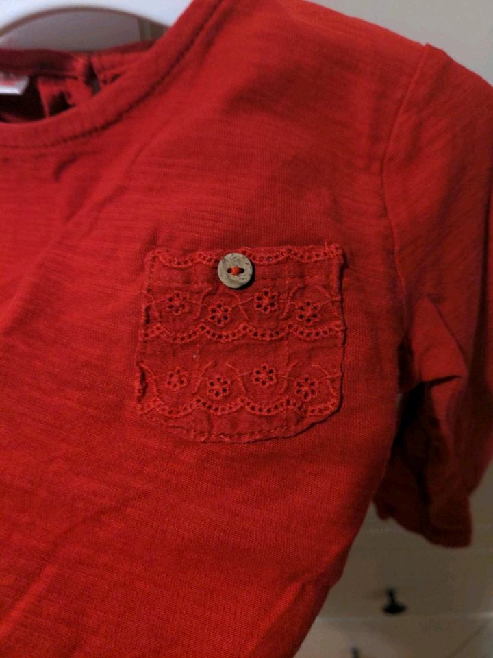 Langarmshirt 92 Zara rot Oberteil longsleeve in Berlin