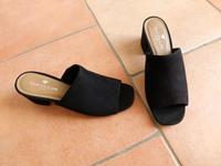 Tom Tailor Pantolette, Veloursleder, schwarz, G. 39, wie neu! Hessen - Herborn Vorschau