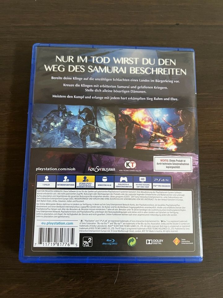 NIOH ps4 PlayStation 4 in Hamburg