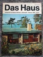 Das Haus, Zeitschrift für Bauen, wohnen, Lebensstil Februar 1962 Baden-Württemberg - Freiburg im Breisgau Vorschau