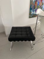 Knoll Barcelona  Hocker knoll international Leder schwarz Hessen - Wiesbaden Vorschau