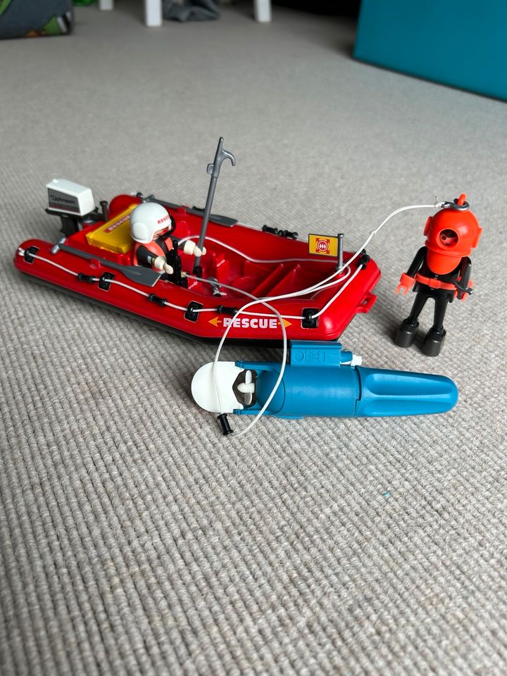 Playmobil Feuerwehr-Schlauchboot in Hamburg