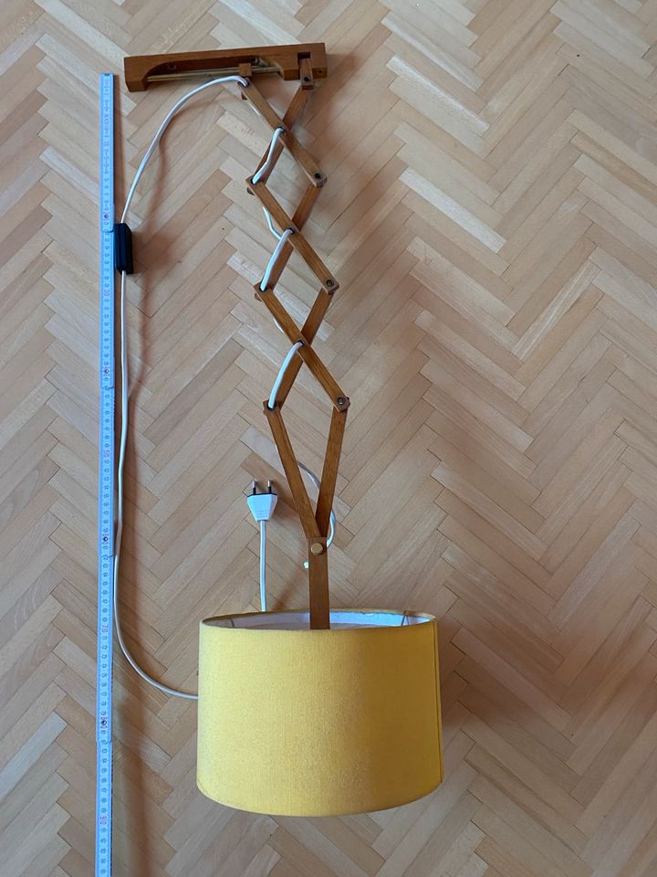 Ziehharmonika Lampe ca 1975 in Gensingen