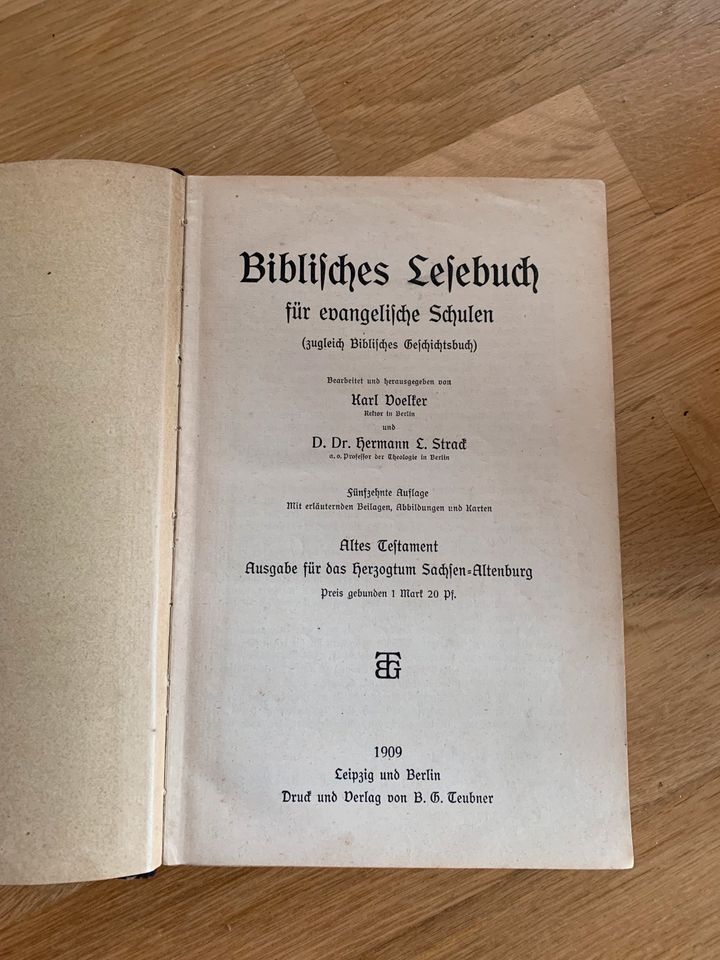 Antikes Buch Biblisches Lesebuch  für evangelische Schulen in Haar