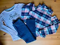 Set Langarm Bluse Shirt Jeggings (H&M, Kids, Gymboree), 134/140 Hamburg-Nord - Hamburg Barmbek Vorschau