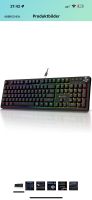 Gaming Tastatur, Mechanisch Tastatur QWERTZ Deutsches Layout Sachsen-Anhalt - Dessau-Roßlau Vorschau