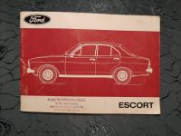 Original Ford Escord Bedienungsanleitung von 1/73 Nordrhein-Westfalen - Hückelhoven Vorschau