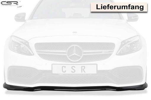 Cup-Spoilerlippe ABE Mercedes C-Klasse w205 C63/C63S AMG schwarz in Bruchhausen-Vilsen