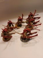 6 Tyranid Tyraniden Warriors Krieger auf Industrial Bases Bayern - Zellingen Vorschau