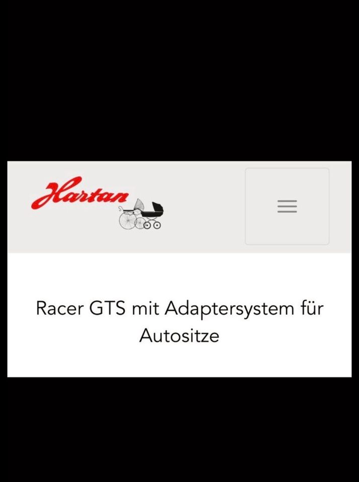 Hartan Kinderwagen Racer GTS in Winsen (Luhe)