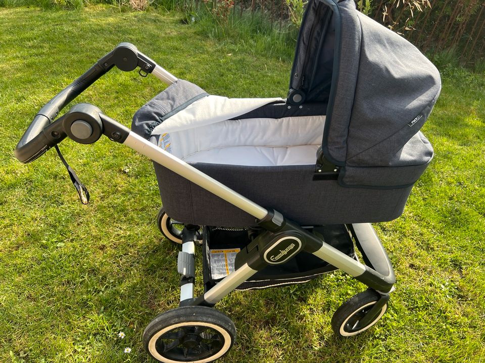 Emmaljunga NXT90 F, Kinderwagen, Buggy, viel Zubehör in Oberschneiding