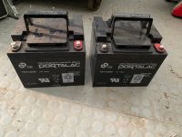 2x 50Ah 12V PORTALAC TEV12500 AGM Blei Akku Batterie wartungsfrei Berlin - Mitte Vorschau