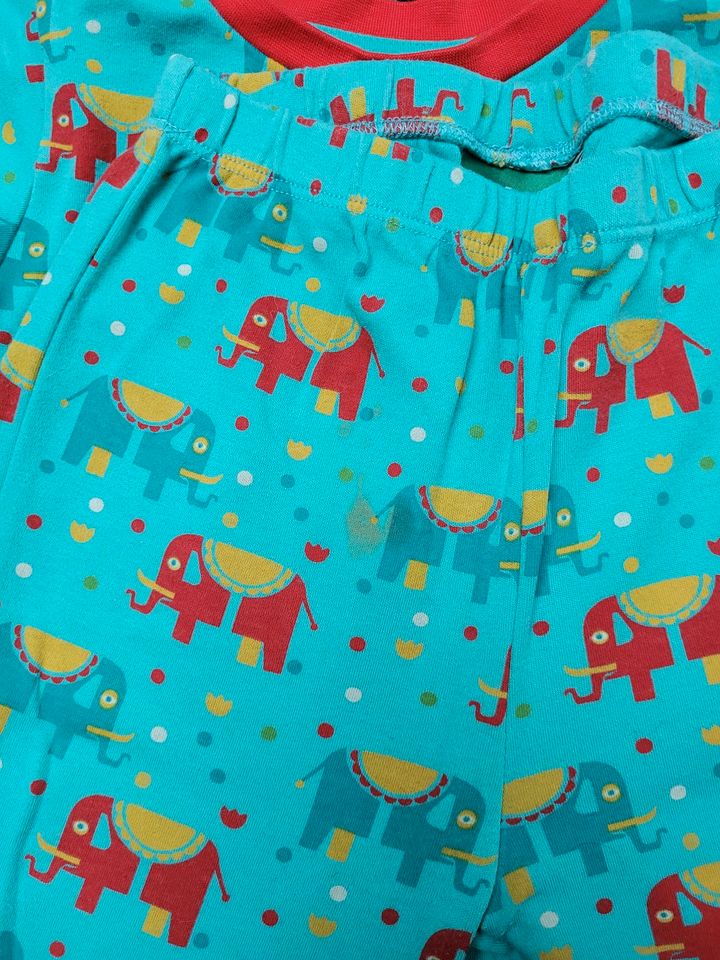 Little Green Radicals Pyjama Gr. 116 blau/türkis Elefanten Schlaf in Wetschen
