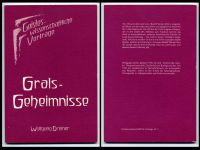 W. Greiner, Grals-Geheimnisse – Geisteswissenschaftliche Vorträge Rheinland-Pfalz - Bad Dürkheim Vorschau