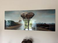 Glasbild Bild Elefant Wohnzimmer 125x50cm Hessen - Fulda Vorschau