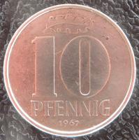 10 Pfennig DDR Münze 1967 A - Aluminium 10 Pfennige - DDR Top! Sachsen - Reichenbach (Vogtland) Vorschau