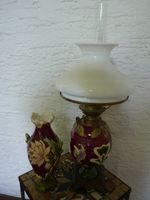 Jugendstil Majolika Lampe + Vase 23cm -Tischlampe -Petroleumlampe Baden-Württemberg - Bonndorf Vorschau