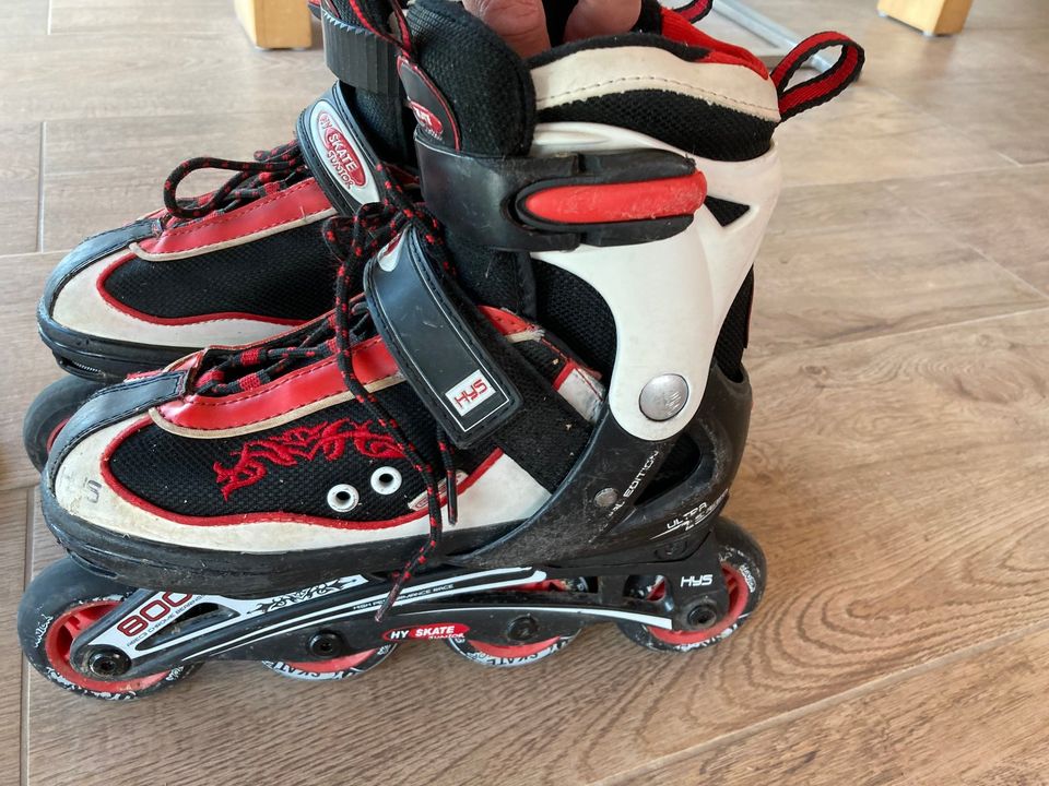 Inline skates, wenig benutzt, Gr. 33-36, verstellbar in Weinsberg