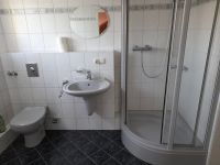 Komplettbad gebr. hellgrau Eck-Dusche mit Glas-Schiebeelement Nordrhein-Westfalen - Wegberg Vorschau
