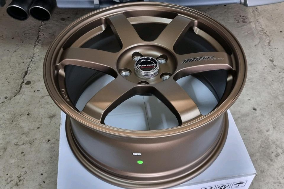 Borbet DB8GT2 18x8.5 bronze 5x114,3 JDM Skyline Silvia 200SX in Saerbeck