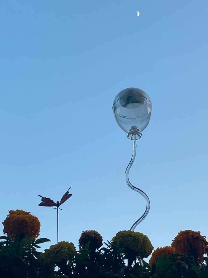 Solarleuchte Mömax 10 Stück Gartendeko Balkon Luftballon bunt in Hanau